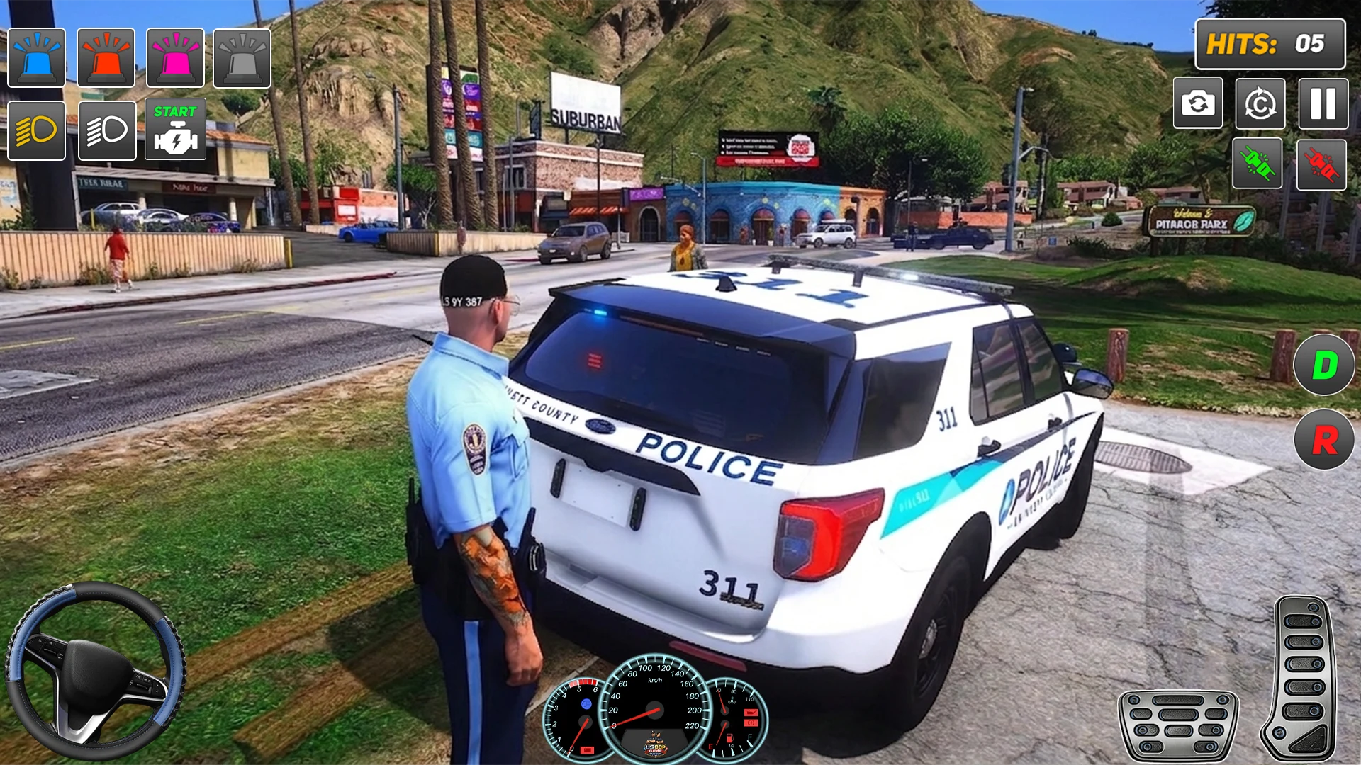 US Cop Game Police Chase screenshot