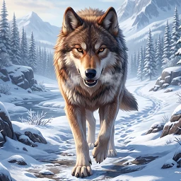 Wolf Simulator Animal 3D Game 아이콘